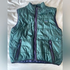 L.L.Bean Vintage Puffer Vest Primaloft Medium